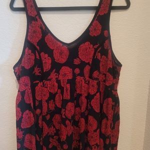 Torrid Babydoll Rose Tank